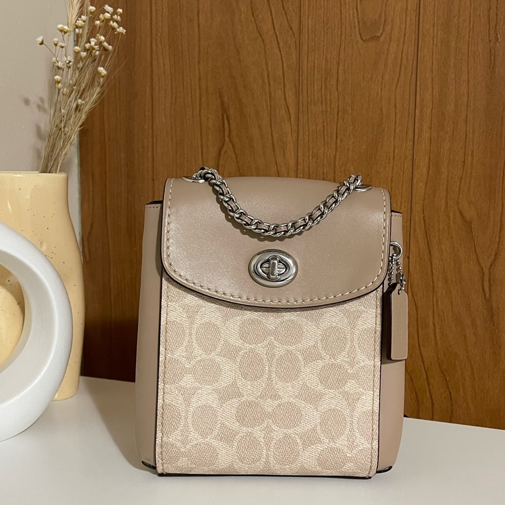 Coach Signature Canvas Parker Convetible Bag